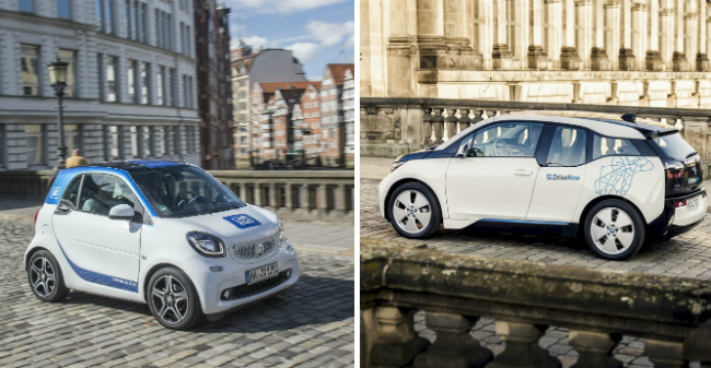 Carsharing DriveNow car2go